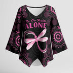 Personalized Pink Dragonfly Aboriginal of Hope Kimono Sleeve Blouse Australia’s Breast Cancer Awareness - Aussie Hoodie