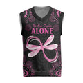 Personalized Pink Dragonfly Aboriginal of Hope Christmas Knitted V-Neck Vest Australia’s Breast Cancer Awareness - Aussie Hoodie