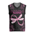 Personalized Pink Dragonfly Aboriginal of Hope Christmas Knitted V-Neck Vest Australia’s Breast Cancer Awareness - Aussie Hoodie