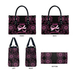 Personalized Pink Dragonfly Aboriginal of Hope Leather Bag Australia’s Breast Cancer Awareness - Aussie Hoodie