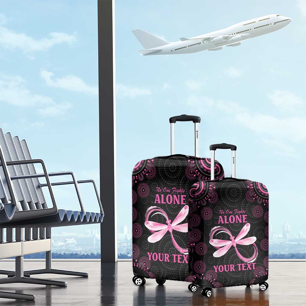 Personalized Pink Dragonfly Aboriginal of Hope Luggage Cover Australia’s Breast Cancer Awareness - Aussie Hoodie
