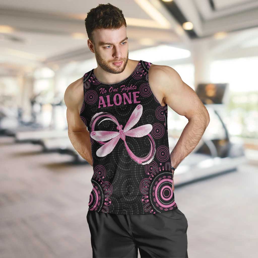 Personalized Pink Dragonfly Aboriginal of Hope Men Tank Top Australia’s Breast Cancer Awareness - Aussie Hoodie