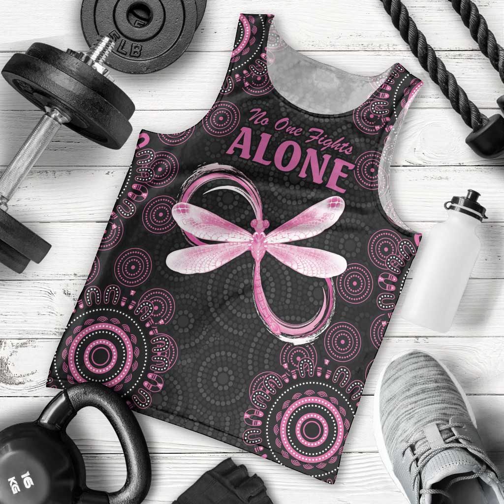 Personalized Pink Dragonfly Aboriginal of Hope Men Tank Top Australia’s Breast Cancer Awareness - Aussie Hoodie