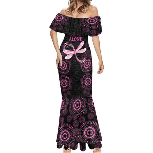 Personalized Pink Dragonfly Aboriginal of Hope Mermaid Dress Australia’s Breast Cancer Awareness - Aussie Hoodie