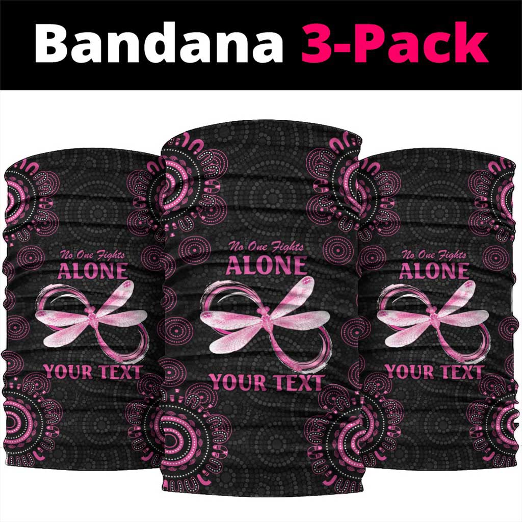 Personalized Pink Dragonfly Aboriginal of Hope Neck Gaiter Australia’s Breast Cancer Awareness - Aussie Hoodie