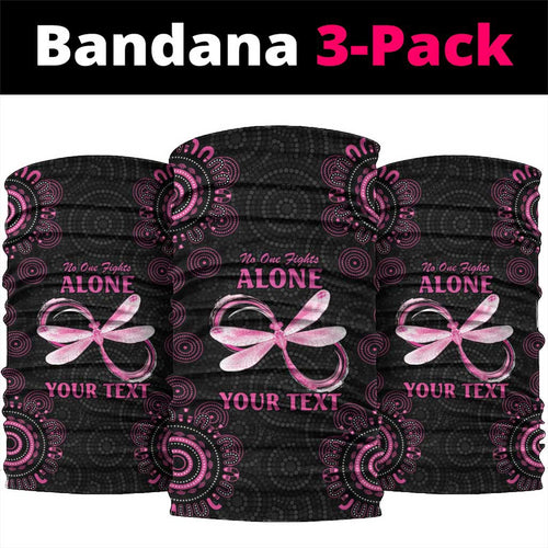 Personalized Pink Dragonfly Aboriginal of Hope Neck Gaiter Australia’s Breast Cancer Awareness - Aussie Hoodie