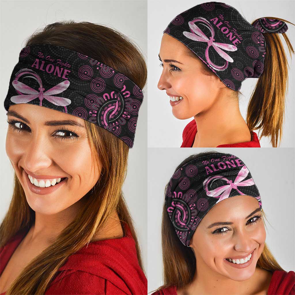 Personalized Pink Dragonfly Aboriginal of Hope Neck Gaiter Australia’s Breast Cancer Awareness - Aussie Hoodie