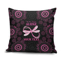 Personalized Pink Dragonfly Aboriginal of Hope Pillow Cover Australia’s Breast Cancer Awareness - Aussie Hoodie