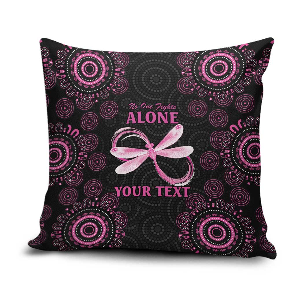 Personalized Pink Dragonfly Aboriginal of Hope Pillow Cover Australia’s Breast Cancer Awareness - Aussie Hoodie