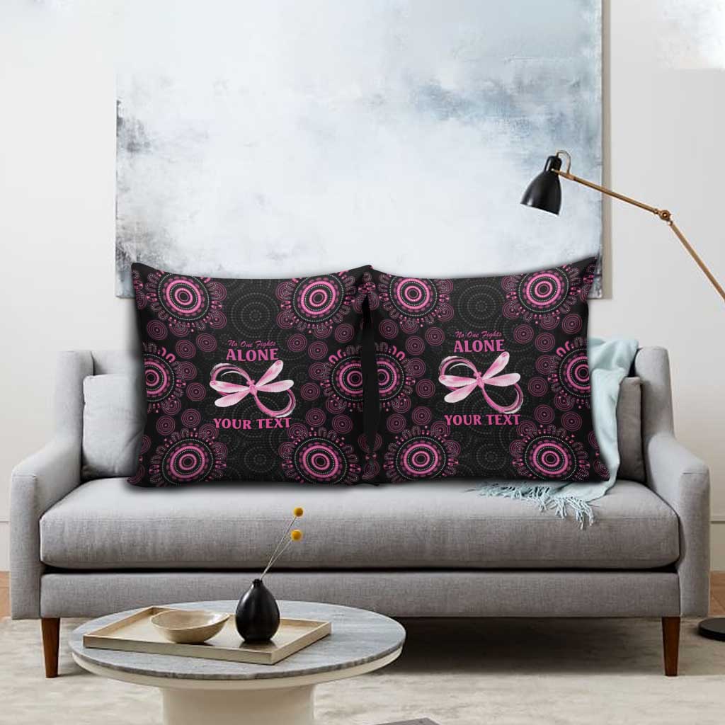 Personalized Pink Dragonfly Aboriginal of Hope Pillow Cover Australia’s Breast Cancer Awareness - Aussie Hoodie