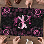 Personalized Pink Dragonfly Aboriginal of Hope Puzzle Australia’s Breast Cancer Awareness - Aussie Hoodie
