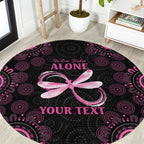 Personalized Pink Dragonfly Aboriginal of Hope Round Carpet Australia’s Breast Cancer Awareness - Aussie Hoodie