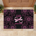 Personalized Pink Dragonfly Aboriginal of Hope Rubber Doormat Australia’s Breast Cancer Awareness - Aussie Hoodie