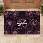 Personalized Pink Dragonfly Aboriginal of Hope Rubber Doormat Australia’s Breast Cancer Awareness - Aussie Hoodie