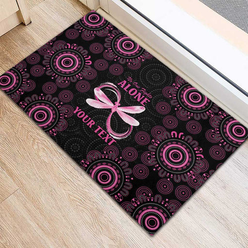 Personalized Pink Dragonfly Aboriginal of Hope Rubber Doormat Australia’s Breast Cancer Awareness - Aussie Hoodie