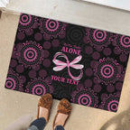 Personalized Pink Dragonfly Aboriginal of Hope Rubber Doormat Australia’s Breast Cancer Awareness - Aussie Hoodie