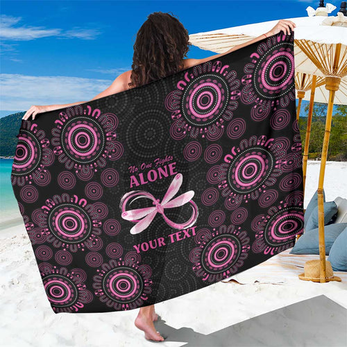 Personalized Pink Dragonfly Aboriginal of Hope Sarong Australia’s Breast Cancer Awareness - Aussie Hoodie