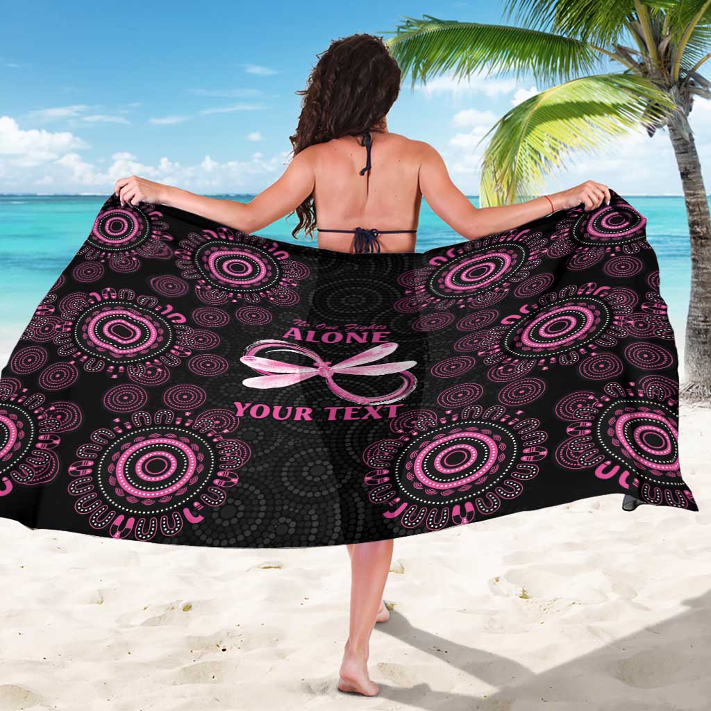 Personalized Pink Dragonfly Aboriginal of Hope Sarong Australia’s Breast Cancer Awareness - Aussie Hoodie