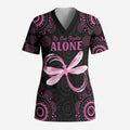 Personalized Pink Dragonfly Aboriginal of Hope Scrub Top Australia’s Breast Cancer Awareness - Aussie Hoodie