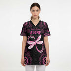Personalized Pink Dragonfly Aboriginal of Hope Scrub Top Australia’s Breast Cancer Awareness - Aussie Hoodie