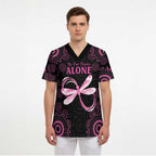 Personalized Pink Dragonfly Aboriginal of Hope Scrub Top Australia’s Breast Cancer Awareness - Aussie Hoodie