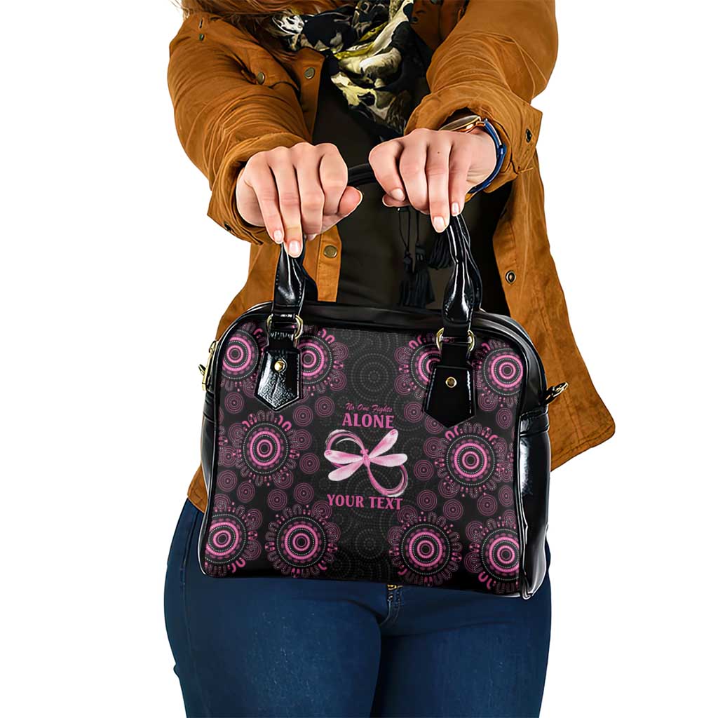 Personalized Pink Dragonfly Aboriginal of Hope Shoulder Handbag Australia’s Breast Cancer Awareness - Aussie Hoodie