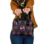 Personalized Pink Dragonfly Aboriginal of Hope Shoulder Handbag Australia’s Breast Cancer Awareness - Aussie Hoodie