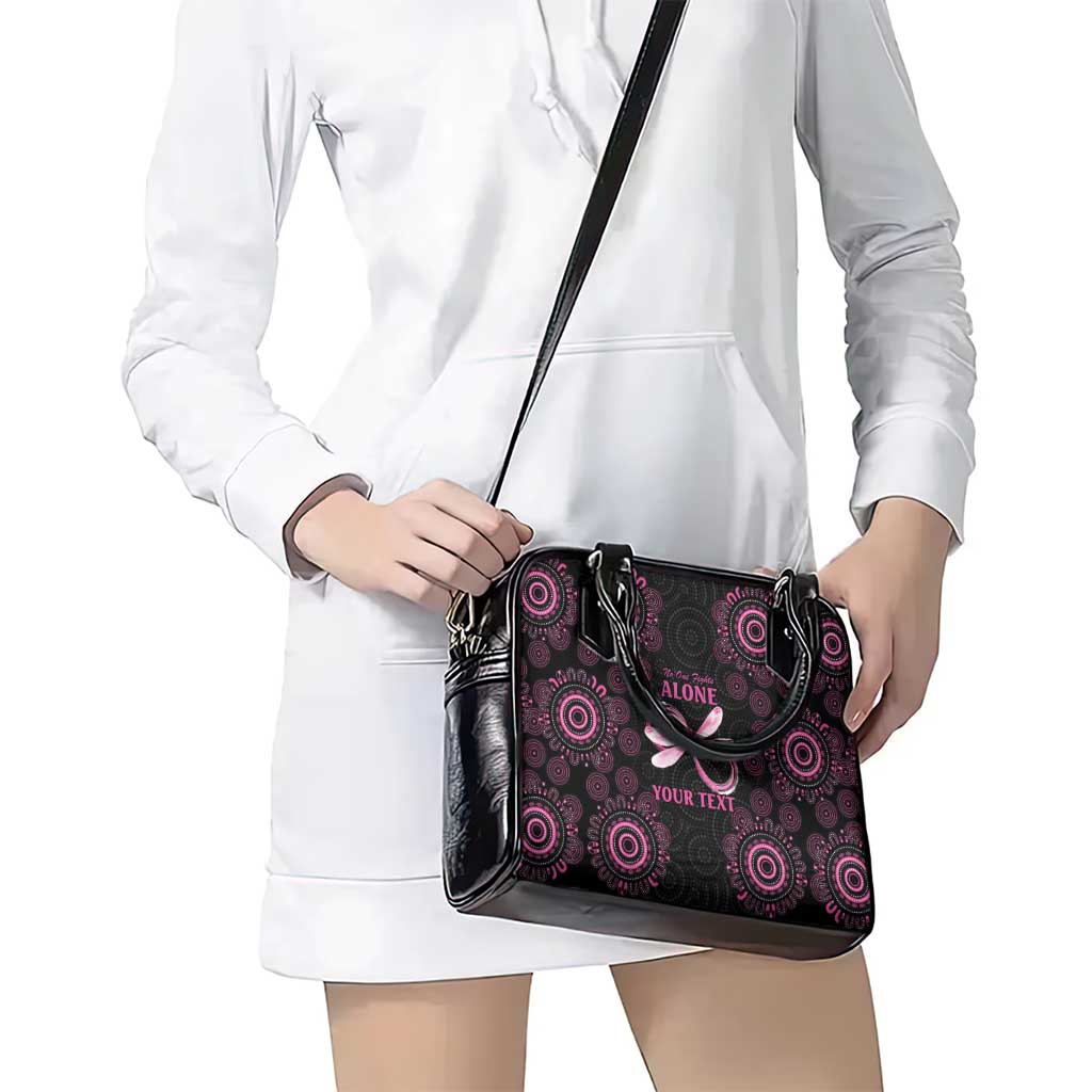 Personalized Pink Dragonfly Aboriginal of Hope Shoulder Handbag Australia’s Breast Cancer Awareness - Aussie Hoodie