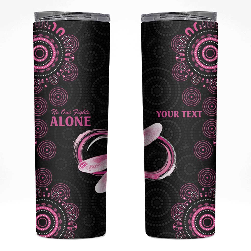 Personalized Pink Dragonfly Aboriginal of Hope Skinny Tumbler Australia’s Breast Cancer Awareness - Aussie Hoodie