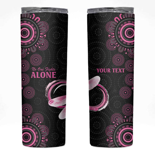 Personalized Pink Dragonfly Aboriginal of Hope Skinny Tumbler Australia’s Breast Cancer Awareness - Aussie Hoodie