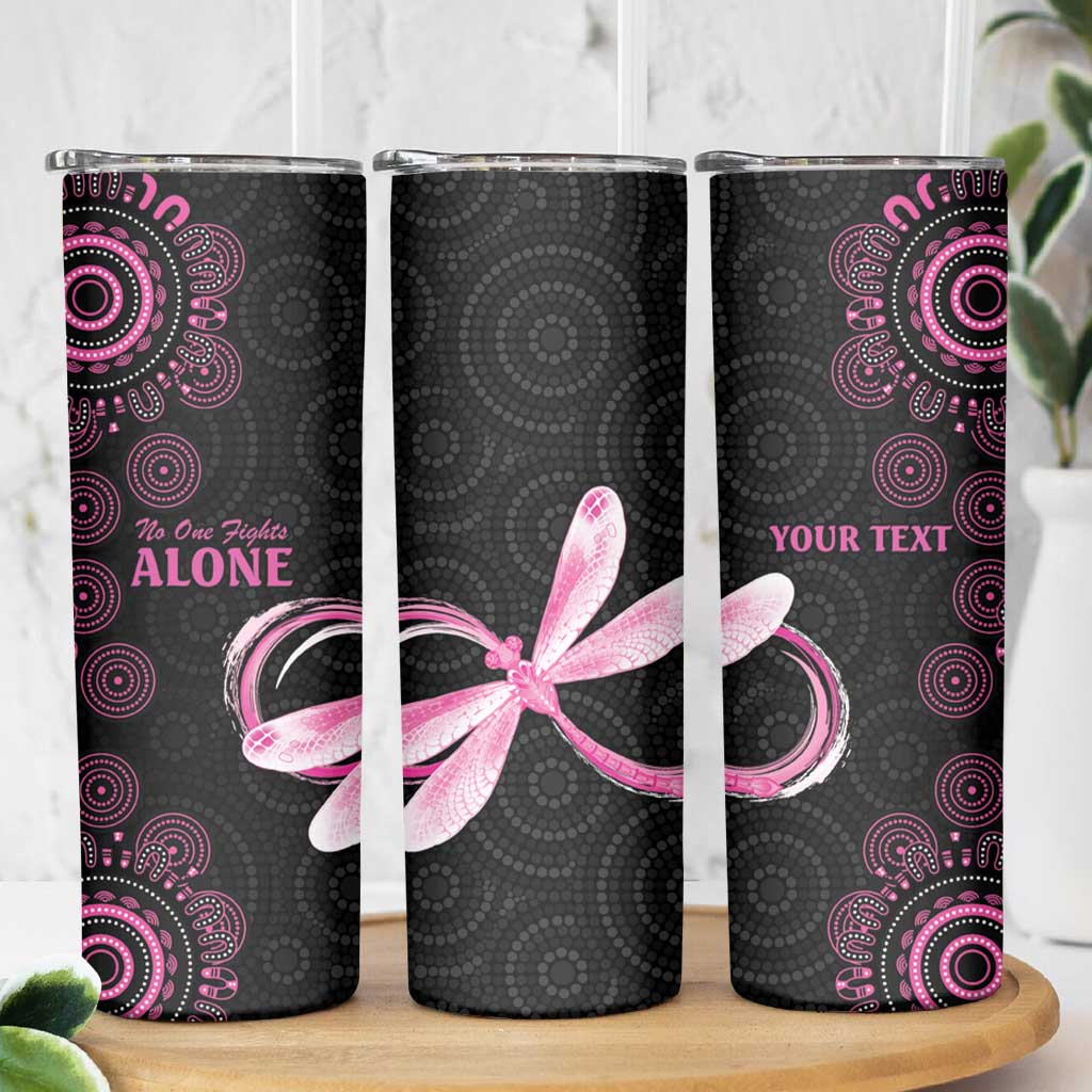 Personalized Pink Dragonfly Aboriginal of Hope Skinny Tumbler Australia’s Breast Cancer Awareness - Aussie Hoodie