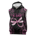 Personalized Pink Dragonfly Aboriginal of Hope Sleeveless Hoodie Australia’s Breast Cancer Awareness - Aussie Hoodie