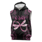 Personalized Pink Dragonfly Aboriginal of Hope Sleeveless Hoodie Australia’s Breast Cancer Awareness - Aussie Hoodie