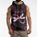 Personalized Pink Dragonfly Aboriginal of Hope Sleeveless Hoodie Australia’s Breast Cancer Awareness - Aussie Hoodie