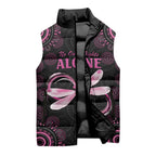 Personalized Pink Dragonfly Aboriginal of Hope Sleeveless Puffer Jacket Australia’s Breast Cancer Awareness - Aussie Hoodie