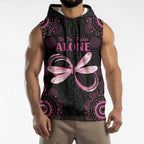 Personalized Pink Dragonfly Aboriginal of Hope Sleeveless Zip Hoodie Australias Breast Cancer Awareness LT9