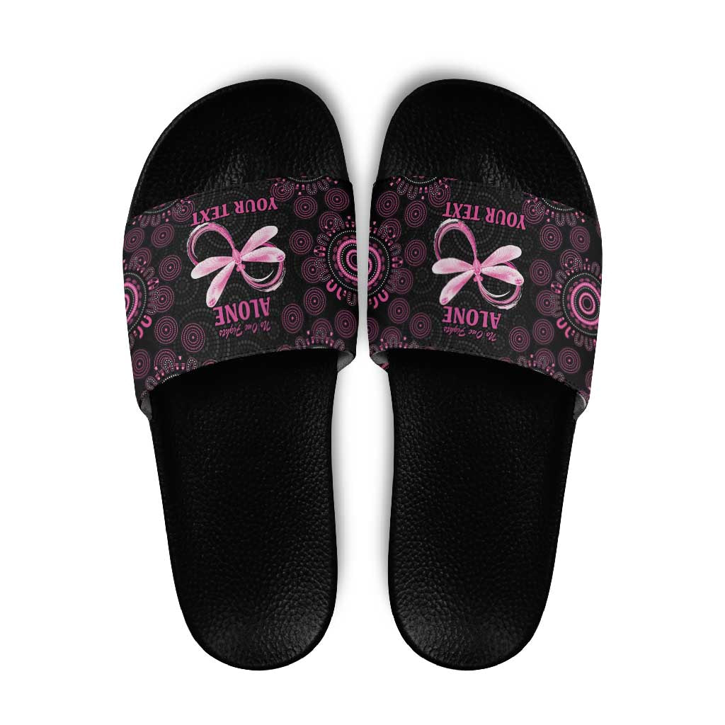 Personalized Pink Dragonfly Aboriginal of Hope Slide Sandals Australia’s Breast Cancer Awareness - Aussie Hoodie