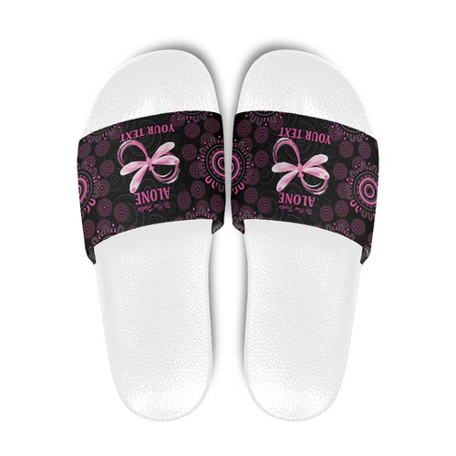 Personalized Pink Dragonfly Aboriginal of Hope Slide Sandals Australia’s Breast Cancer Awareness - Aussie Hoodie