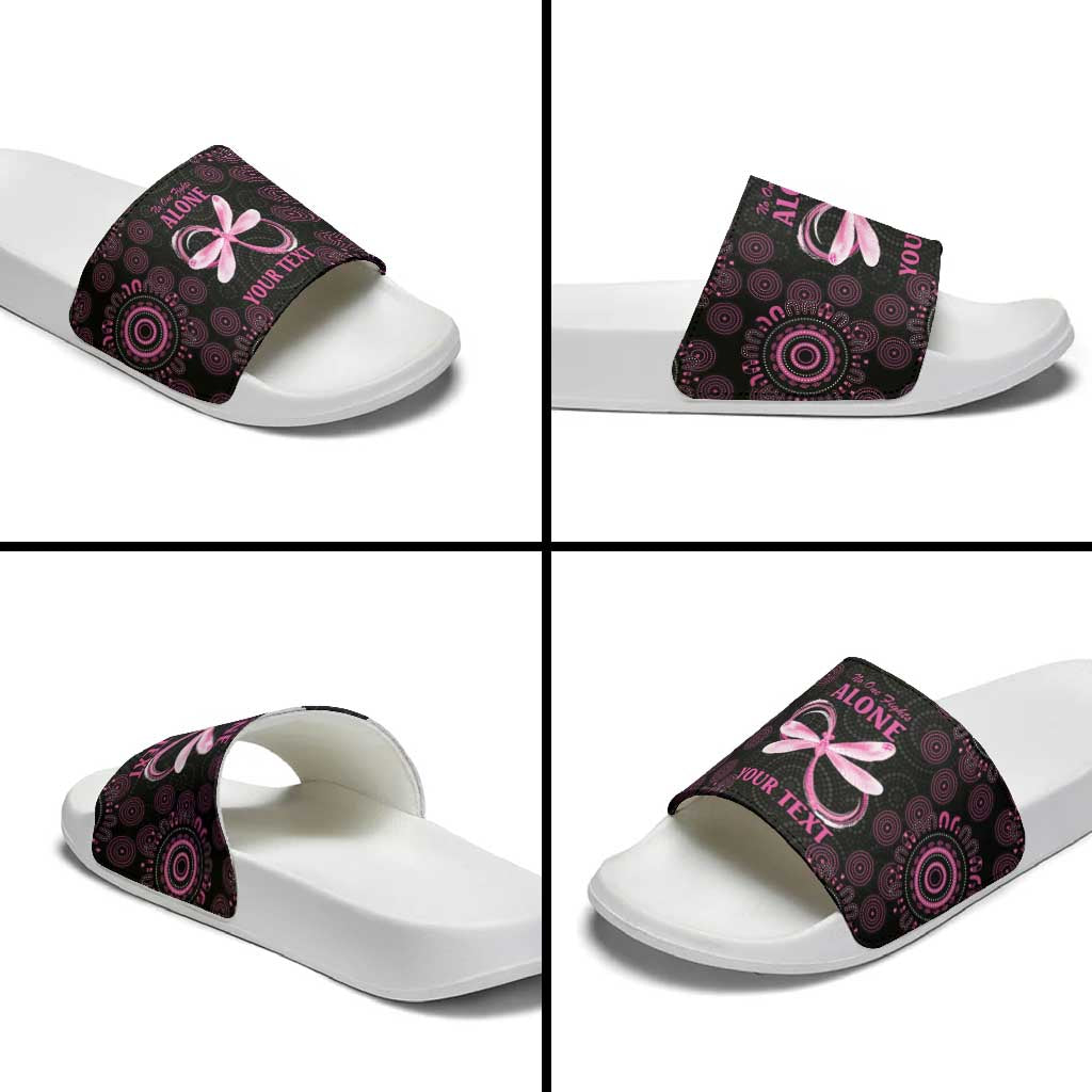 Personalized Pink Dragonfly Aboriginal of Hope Slide Sandals Australia’s Breast Cancer Awareness - Aussie Hoodie