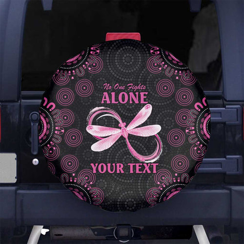 Personalized Pink Dragonfly Aboriginal of Hope Spare Tire Cover Australia’s Breast Cancer Awareness - Aussie Hoodie