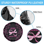 Personalized Pink Dragonfly Aboriginal of Hope Spare Tire Cover Australia’s Breast Cancer Awareness - Aussie Hoodie