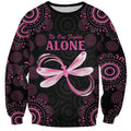 Personalized Pink Dragonfly Aboriginal of Hope Sweatshirt Australia’s Breast Cancer Awareness - Aussie Hoodie