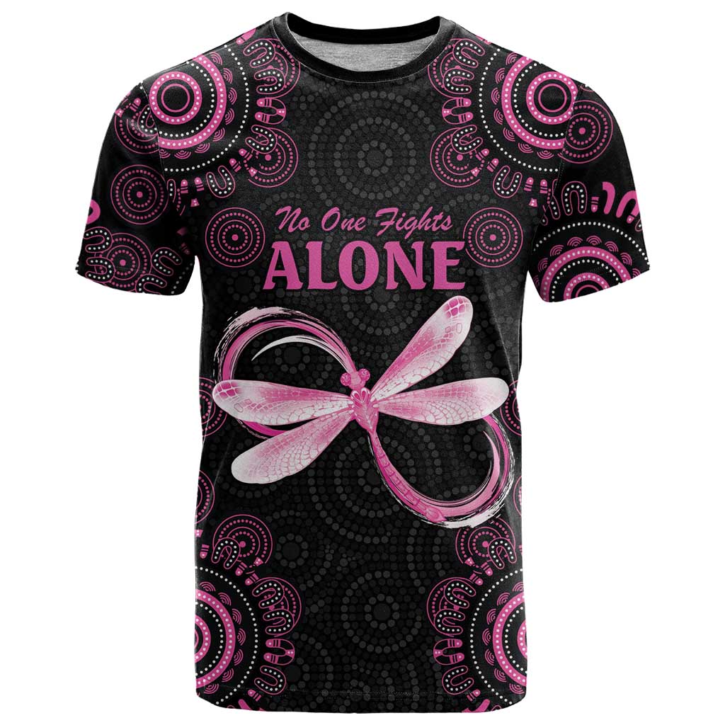 Personalized Pink Dragonfly Aboriginal of Hope T Shirt Australia’s Breast Cancer Awareness - Aussie Hoodie