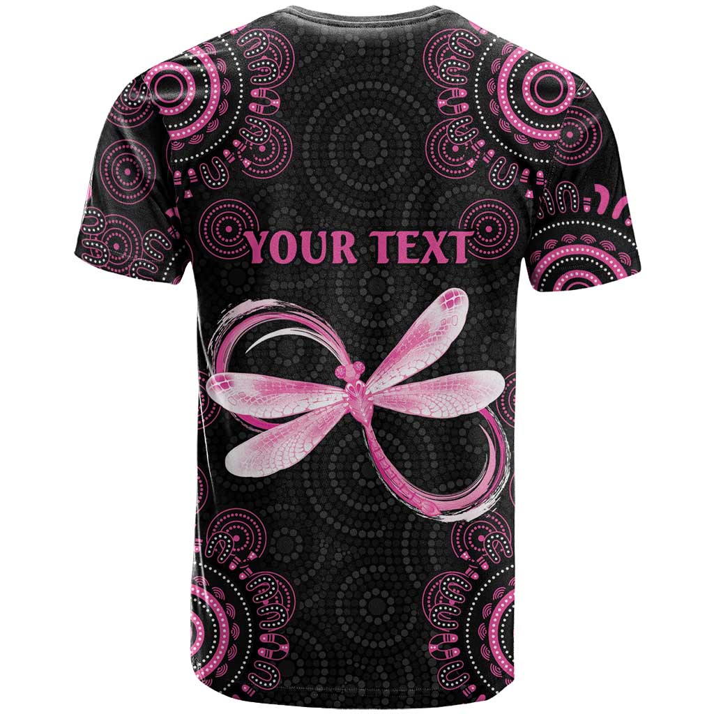 Personalized Pink Dragonfly Aboriginal of Hope T Shirt Australia’s Breast Cancer Awareness - Aussie Hoodie