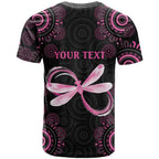 Personalized Pink Dragonfly Aboriginal of Hope T Shirt Australia’s Breast Cancer Awareness - Aussie Hoodie