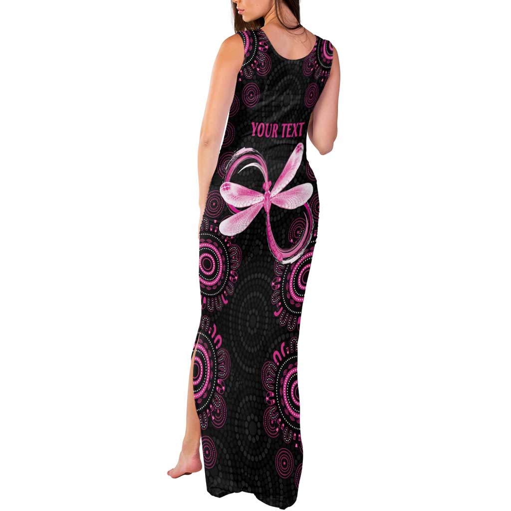 Personalized Pink Dragonfly Aboriginal of Hope Tank Maxi Dress Australia’s Breast Cancer Awareness - Aussie Hoodie