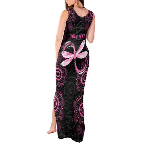 Personalized Pink Dragonfly Aboriginal of Hope Tank Maxi Dress Australia’s Breast Cancer Awareness - Aussie Hoodie