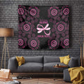 Personalized Pink Dragonfly Aboriginal of Hope Tapestry Australia’s Breast Cancer Awareness - Aussie Hoodie