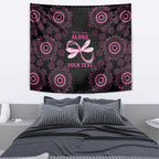 Personalized Pink Dragonfly Aboriginal of Hope Tapestry Australia’s Breast Cancer Awareness - Aussie Hoodie