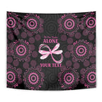 Personalized Pink Dragonfly Aboriginal of Hope Tapestry Australia’s Breast Cancer Awareness - Aussie Hoodie